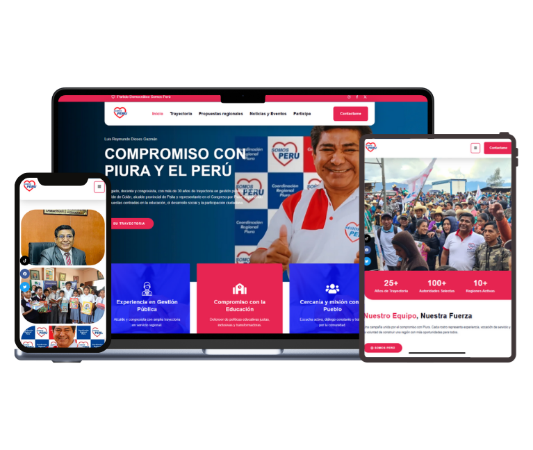 SOMOS PERÚ - Página web política
